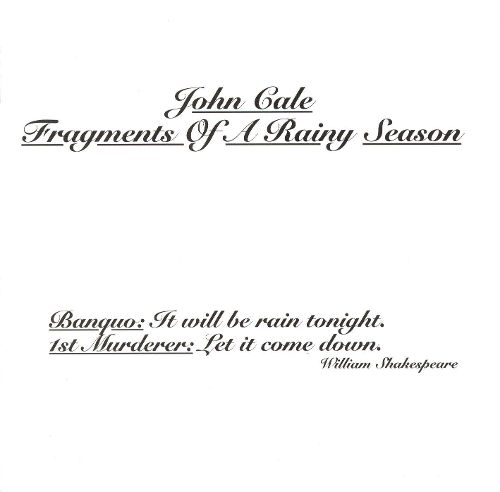 John Cale Fragments of a Rainy Season
